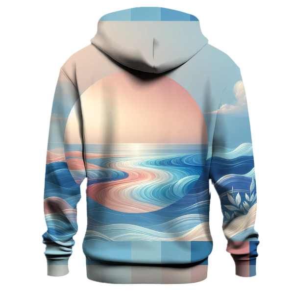 Seaside Sunrise Hues Hoodie Lightweight Hoodies