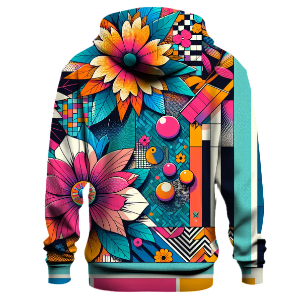 Funky Floral Remix Hoodie