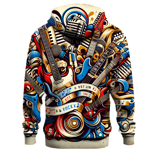 Classic Rock & Roll Hoodie