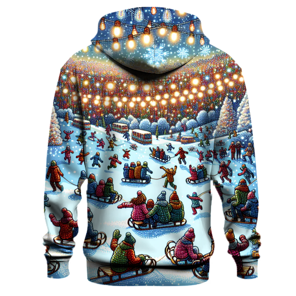 Sledding Through Christmas Joy Hoodie