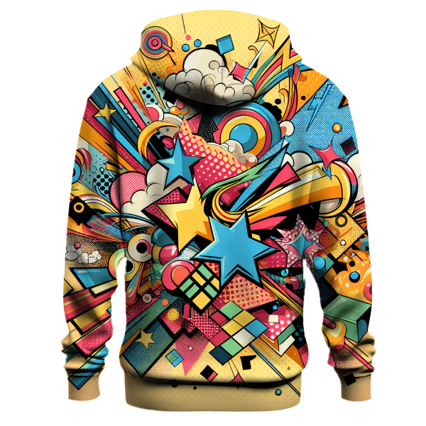 Funky Retro Pop Art Hoodie