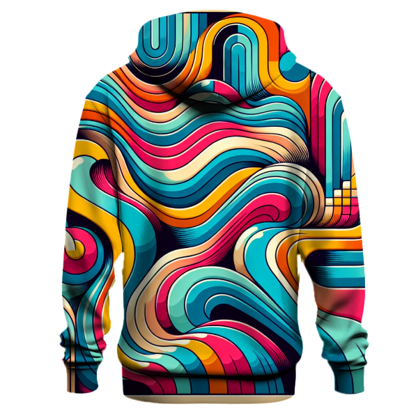 Color Block Wave Hoodie