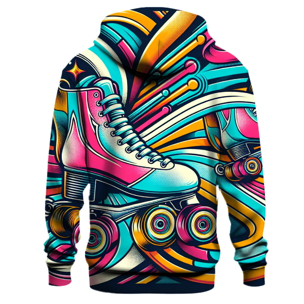 Retro Roller Skate Rink Hoodie