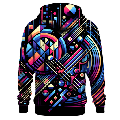 Electric Geometric Beats Hoodie