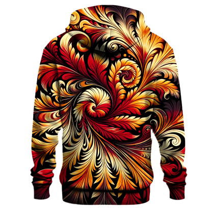 Fiery Autumn Burst Hoodie