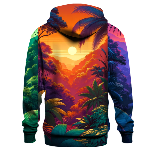 Tropical Twilight Gradient Hoodie