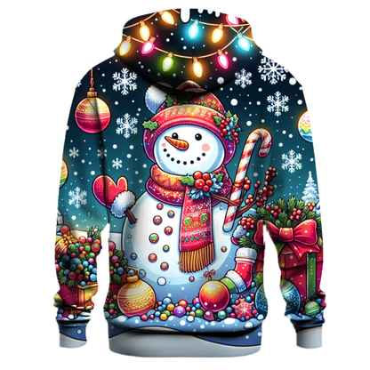 Sparkling Snowman Celebration Hoodie