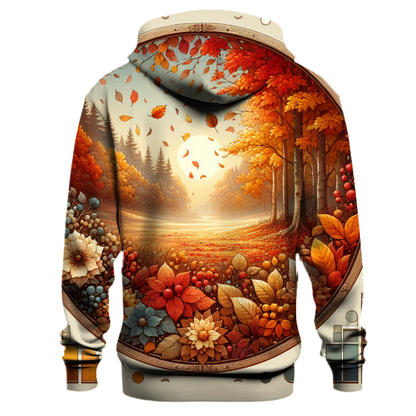 Autumn Leaves Elegance Hoodie