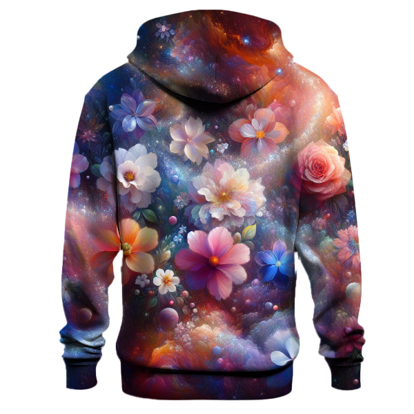 Cosmic Floral Whirl Hoodie