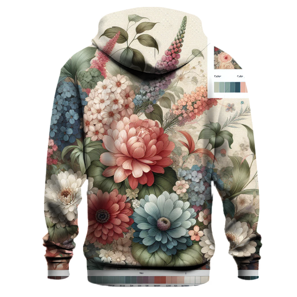 Charming Vintage Botanical Garden Hoodie