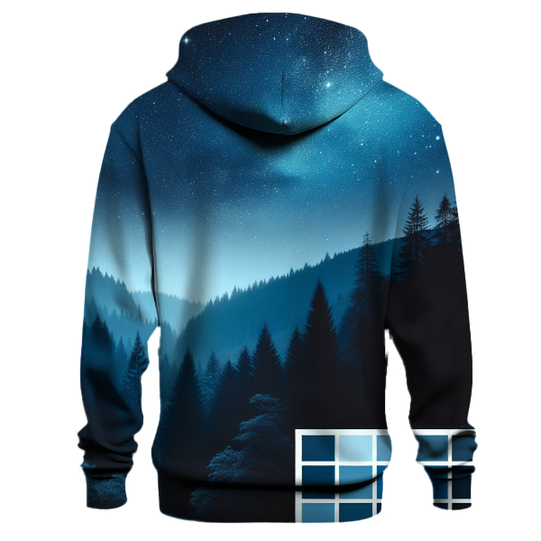 Starlit Woodland Night Hoodie