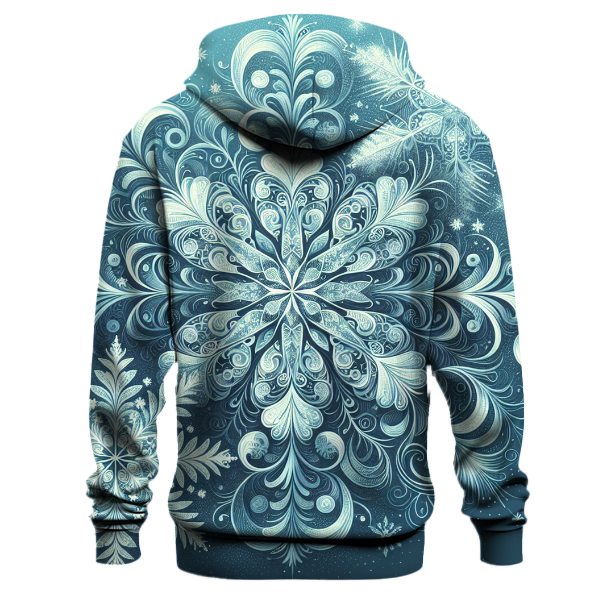 Frozen Crystal Snowflakes Hoodie