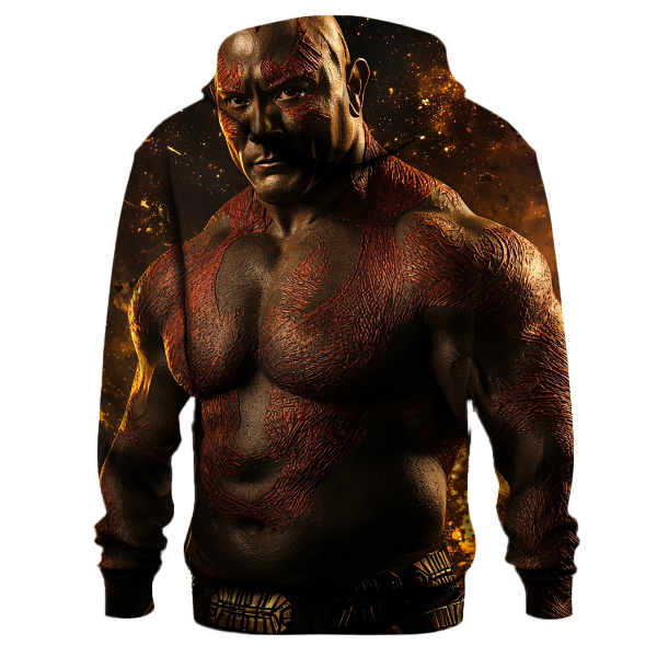 Dave Bautista: The Stoic Strength of Drax the Destroyer Hoodie