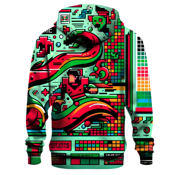 Classic 80s Arcade Frenzy Hoodie