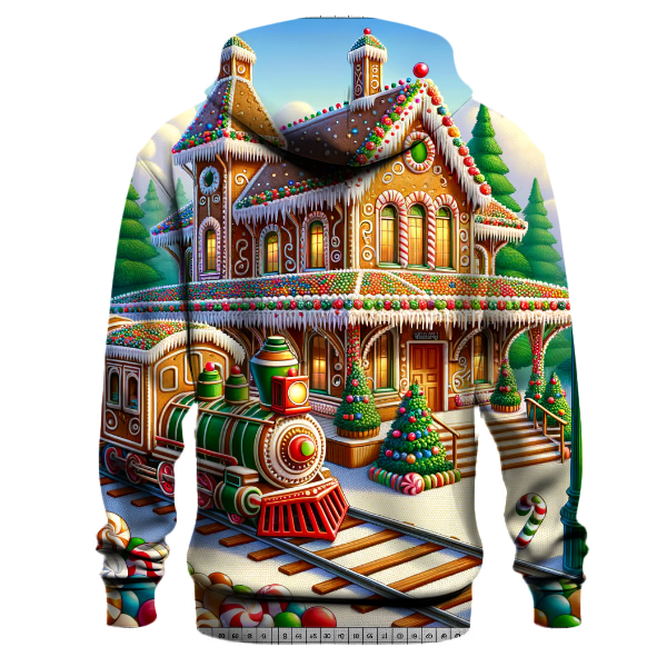 Gingerbread Train Station Hoodie