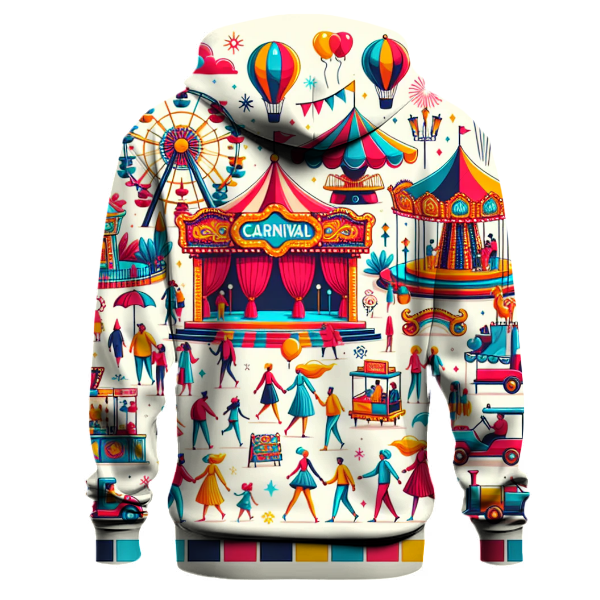 Colorful Carnival Delight Hoodie