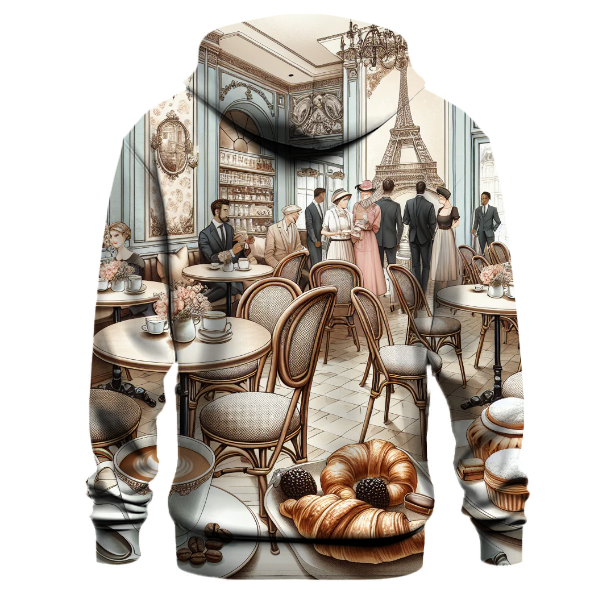 Chic Parisian Café Hoodie