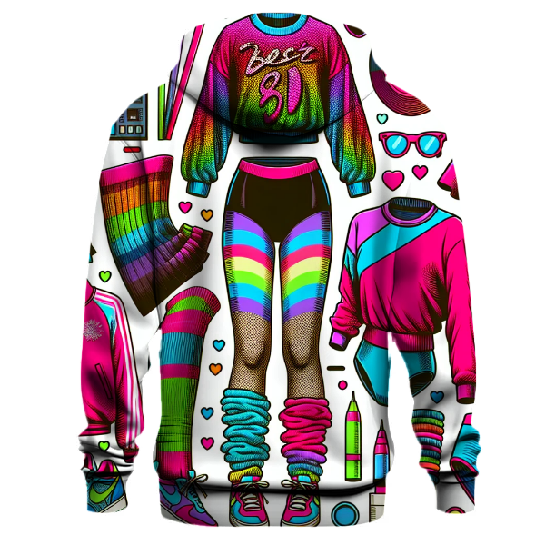 80s Fashion Collage Hoodie