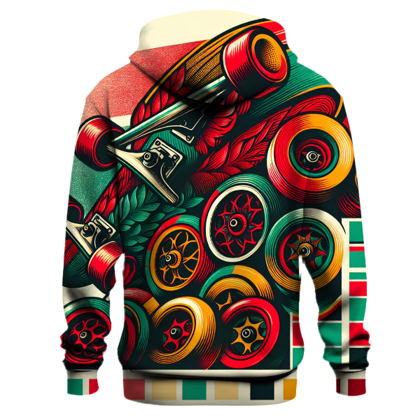 Retro Skater Style Hoodie