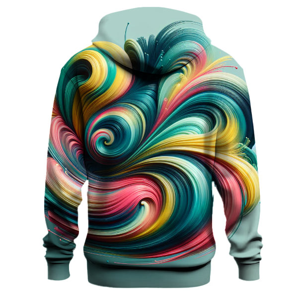 Artistic Abstract Swirls Hoodie