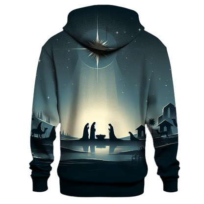 Serene Silent Night Bethlehem Hoodie