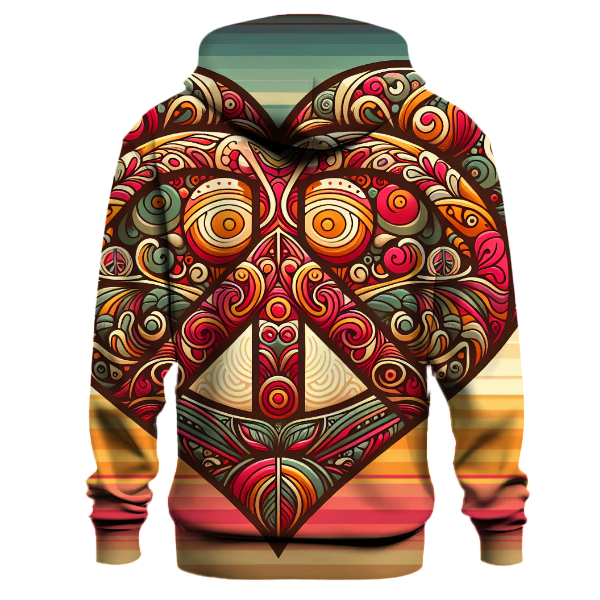 Groovy Love Vibes Hoodie Hoodie Designs