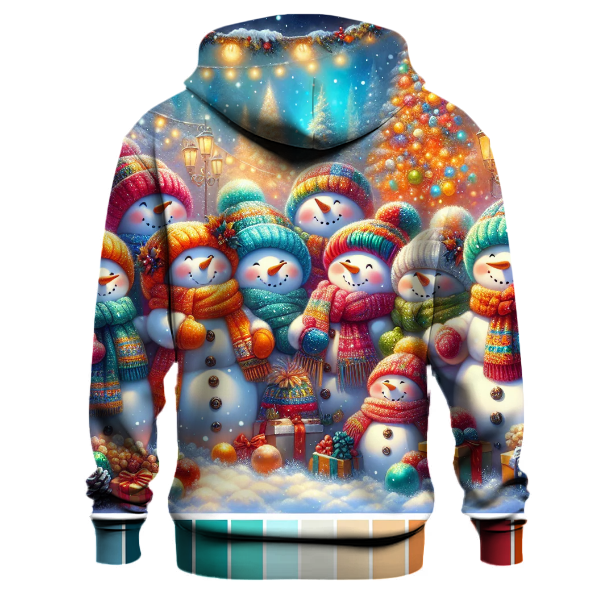 Frosty Friends Holiday Gathering Hoodie