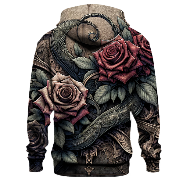 Gothic Rose Garden Hoodie