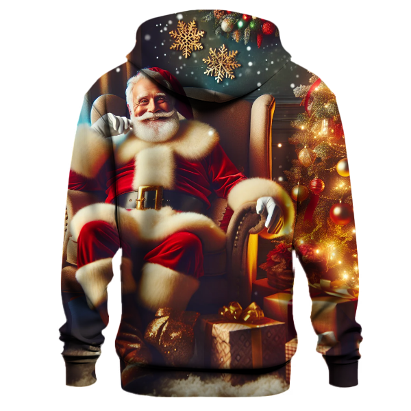 Santa's Cozy Pajama Party Hoodie