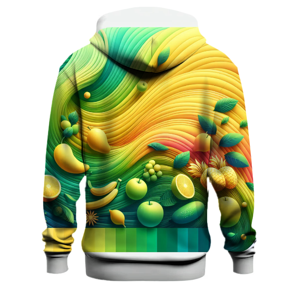 Tropical Fruit Gradient Hoodie