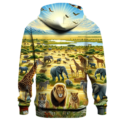 Wild Animal Safari Expedition Hoodie