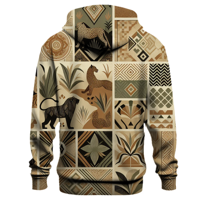 Vintage Safari Prints Hoodie