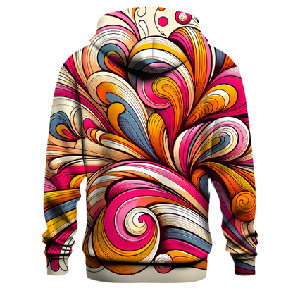 Flower Power Swirl Hoodie