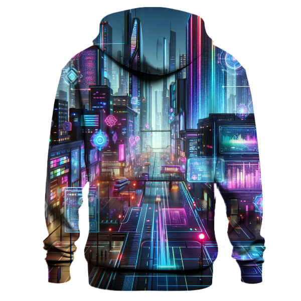 Futuristic Cyber Dreamscape Hoodie