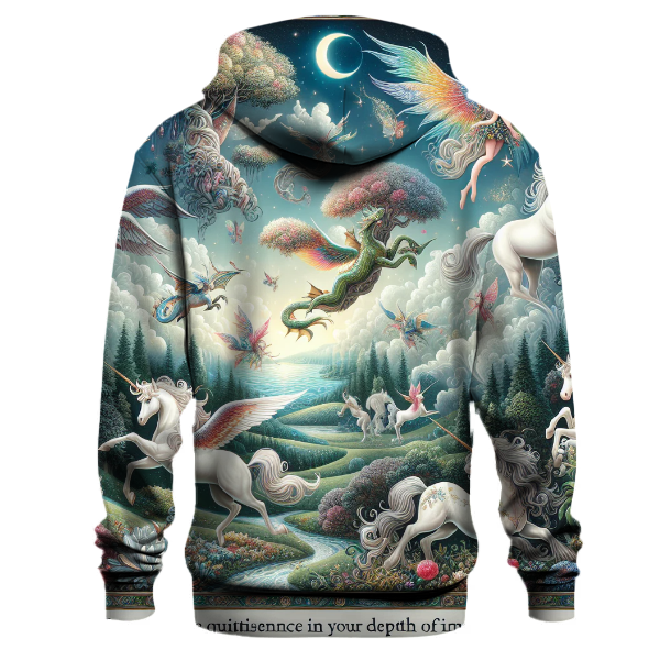 Whimsical Magical Creatures Hoodie