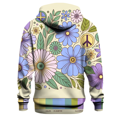 Peaceful Garden Blooms Hoodie Premium Hoodies