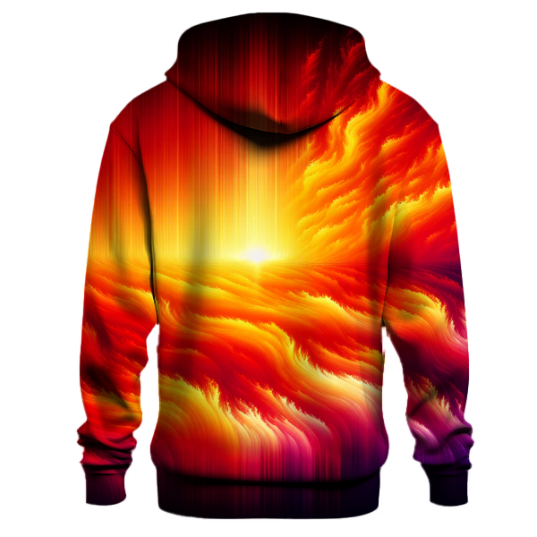 Fiery Sunset Ombre Hoodie Custom Hoodies