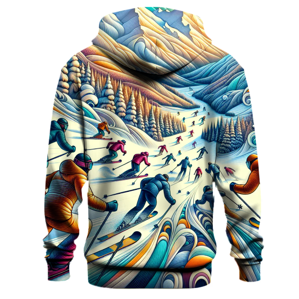 Skiing Rush Hoodie