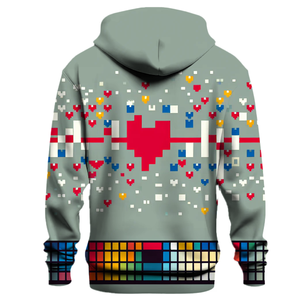 Pixel Heartbeat Hoodie