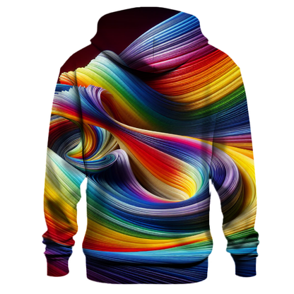 Classic Rainbow Waves Hoodie