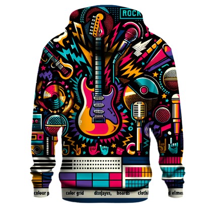 Classic 80s Rock Vibes Hoodie