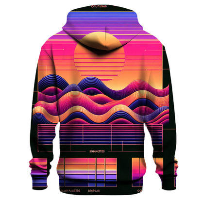 Sunset Retro Waves Hoodie