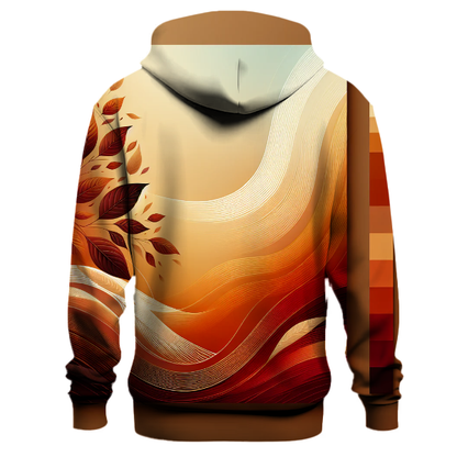 Rustic Autumn Leaves Hoodie