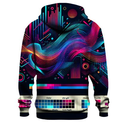 Neon Rush Design Hoodie Custom Hoodies