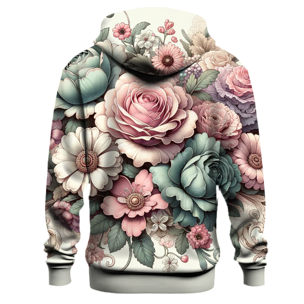 Vintage Floral Elegance Hoodie