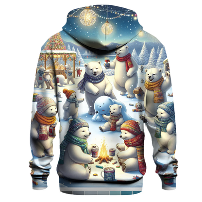 Cozy Polar Bear Friends Hoodie