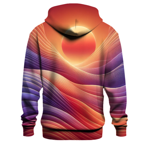 Retro Sunset Melodies Hoodie