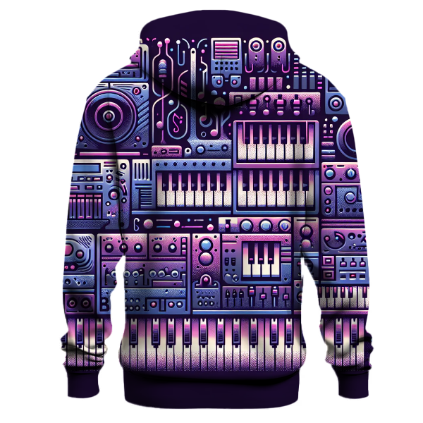 Retro Synth Aesthetic Hoodie