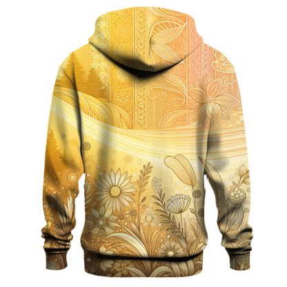 Golden Sunlit Meadow Hoodie