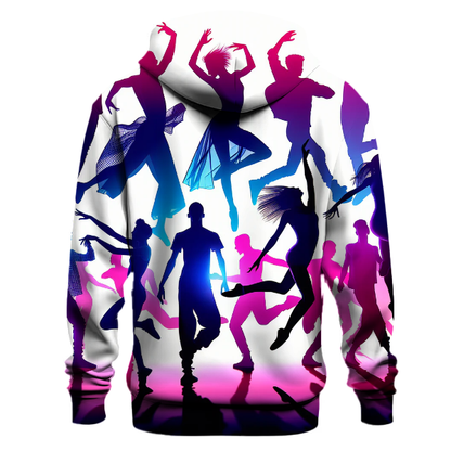 Dance Moves Silhouette Design Hoodie